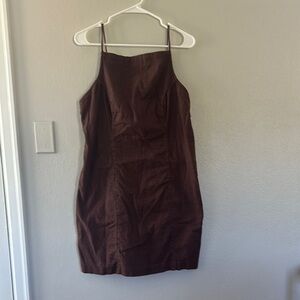 Abercrombie Brown Sleeveless Dress